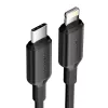 USB-C na Lightning kábel 3A 480Mbps 1m čierny