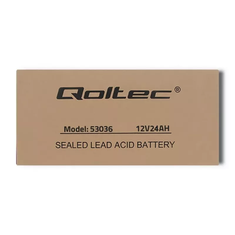 Qoltec 53036 AGM batéria | 12V | 24Ah | max 360A
