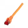 EFB-Elektronik RJ45 patch kábel Cat.6 S/FTP LSZH oranžový 0,5 m výrobca: EFB Elektronik (K5516.0,5)