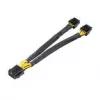 CPU napájací adaptérový kábel Akasa 8-pin na Dual 4+4-pin (AK-CBPW35-20)