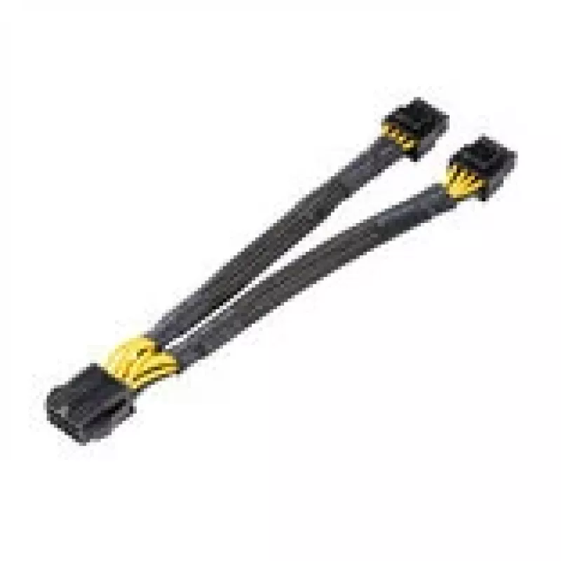 CPU napájací adaptérový kábel Akasa 8-pin na Dual 4+4-pin (AK-CBPW35-20)