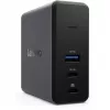 Lenovo X9 Charging GaN Dock káblová USB 3.2 Gen 2 (3.1 Gen 2) Type-C sivá
