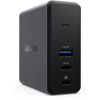 Lenovo X9 Charging GaN Dock káblová USB 3.2 Gen 2 (3.1 Gen 2) Type-C sivá