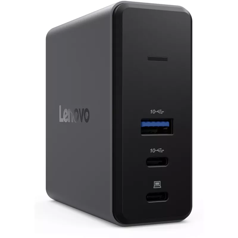 Lenovo X9 Charging GaN Dock káblová USB 3.2 Gen 2 (3.1 Gen 2) Type-C sivá
