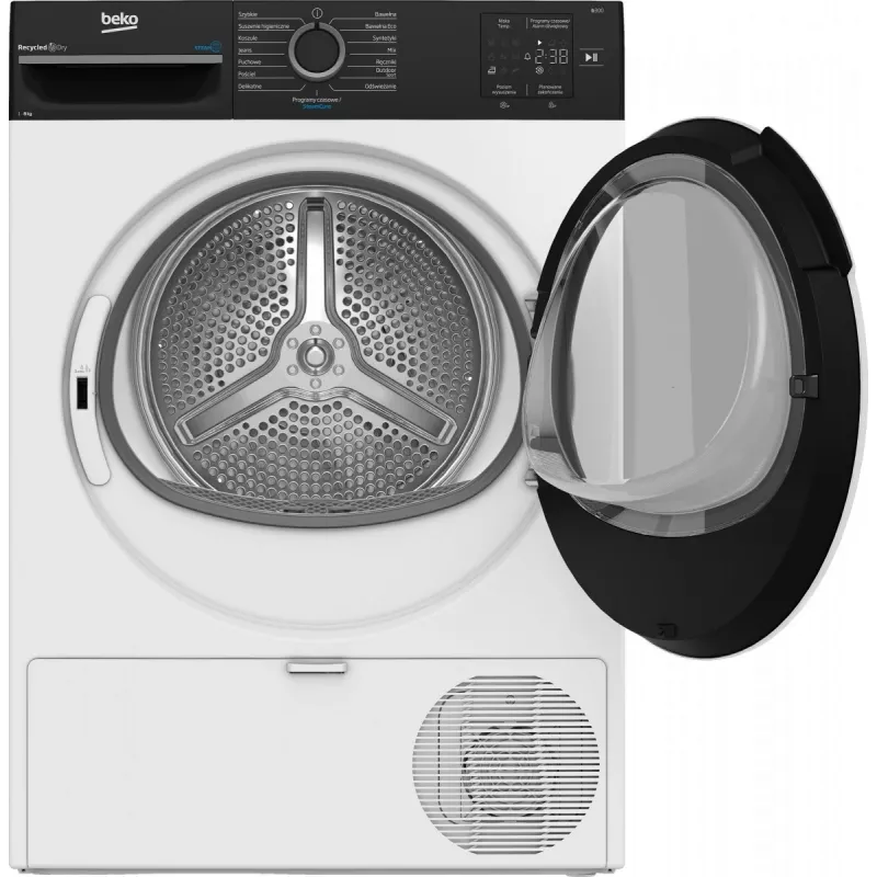 Sušička bielizne BEKO BM3T3823WBW slim model