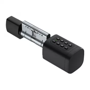 Digitálny uzamykací valec Avatto SDL-V1-B80 — 80 mm, čierny, elektronický valec bez kľúča