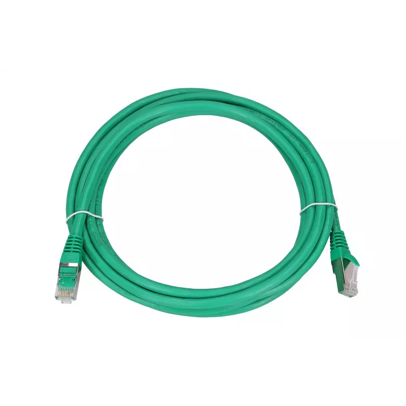 Sieťový kábel Extralink LAN patch kábel kat.6 RJ-45 Cat6 3 m zelený