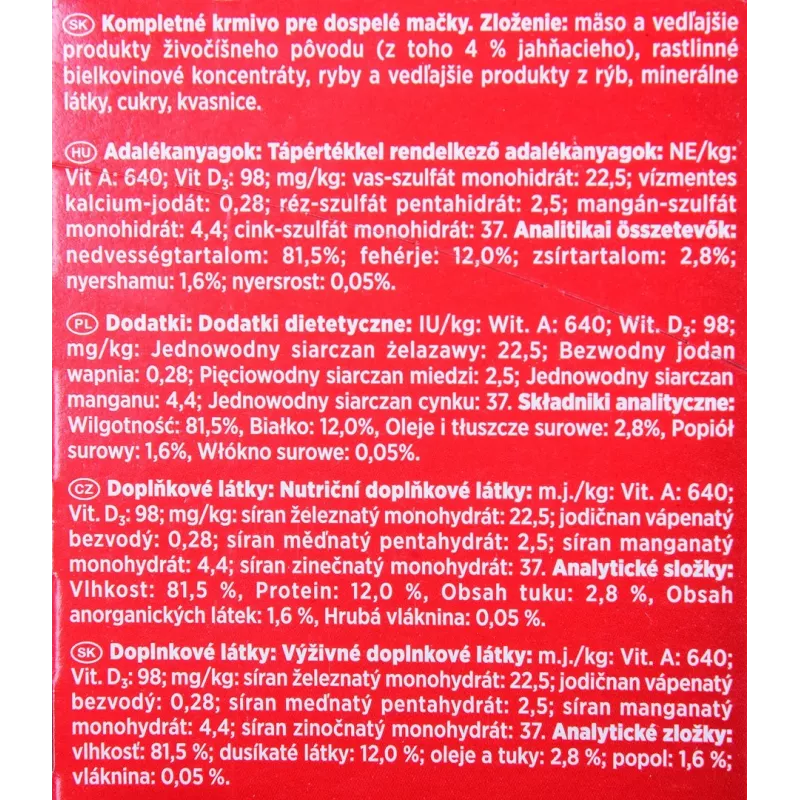 GOURMET Mon Petit Meat Mix - mokré krmivo pre mačky - 6 x 50 g