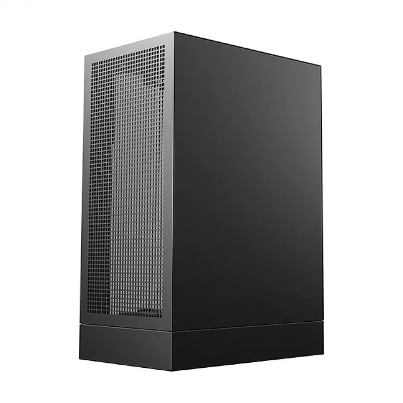 PC skriňa DeepCool CH170 PLUS Tower čierna – micro-ATX/mini-ITX, tvrdené sklo, USB-C, napájací zdroj hore