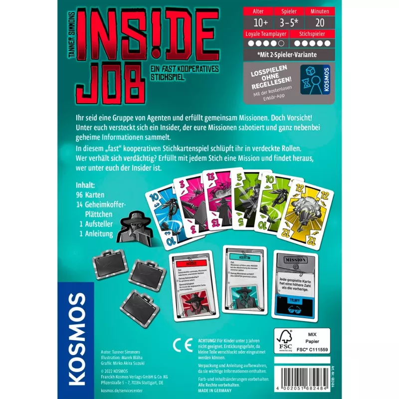 Inside Job, kartová hra