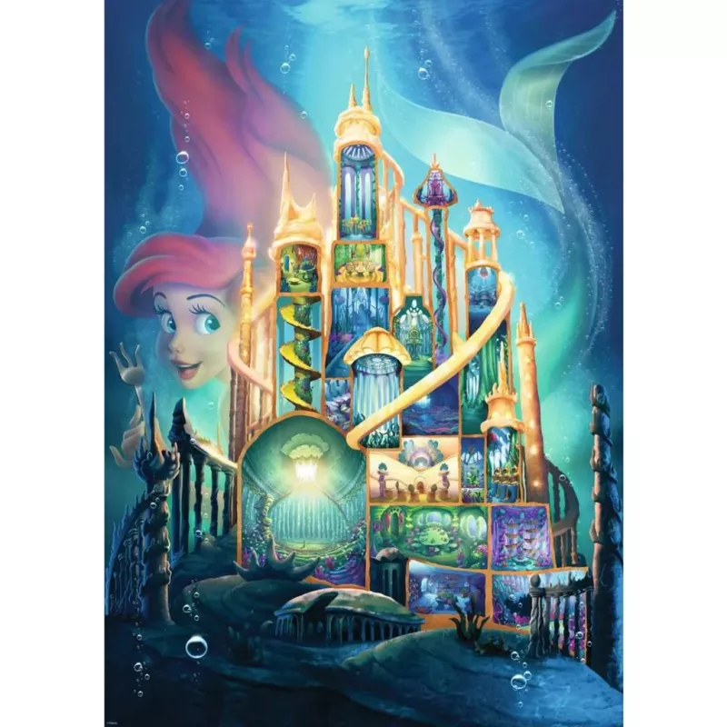 Puzzle Disney Castle Collection: Arielle (1000 dielikov)