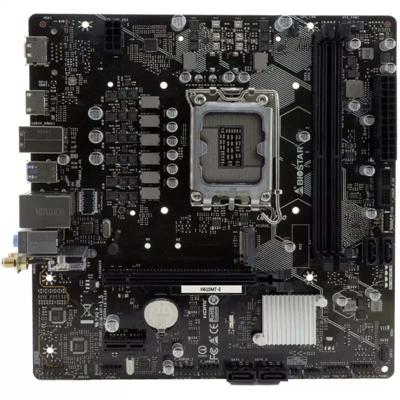 Biostar H610MTE DDR4 LGA1700 Micro-ATX základná doska