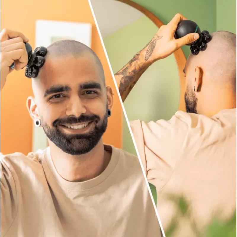 Precízne zastrihávače Cecotec Bamba PrecisionCare Skull čierna brada tvár