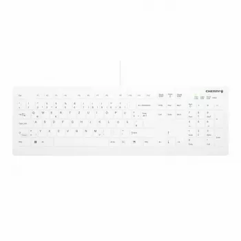 Contour Design Active Key Contour QuickClean medicínska klávesnica odnímateľný kryt full-size káblová biela DE C8112