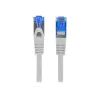 Sieťový kábel LANBERG PCF6A-10CC-0150-S Cat6a S/FTP RJ-45 — 1,5 m, sivý
