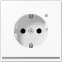JUNG LS 1520-O WW LNW - Type F - 1 modul - 2P - biela - termoplast - elektrický