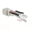 Delock 86404 modul Keystone RJ45 Secure Cat.6 na LSA, biely