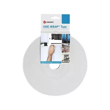 Velcro One Wrap Tape viazacie pásky na káble Velcro polypropylén 25000 mm x 10 mm biela