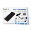 SSD puzdro LogiLink UA0314 čierne M.2