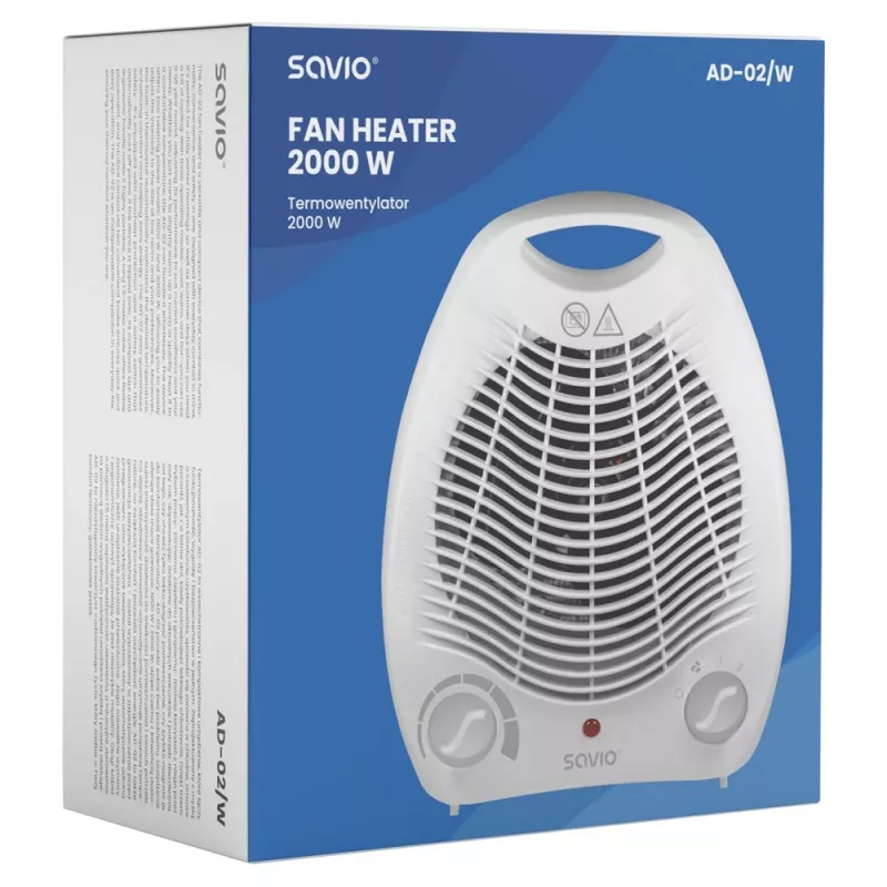 Savio AD-02 W domáci ventilátor biely