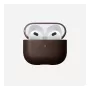 Kožené puzdro na AirPods Nomad V3 Rustic Brown — ochranný kožený kryt na nabíjacie puzdro AirPods