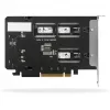 Mobilný úložný rám RAIDSONIC ToughArmor MB842MP-B — 2 výmenné šachty pre M.2 NVMe, PCIe 4.0 x16