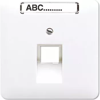 JUNG CD 569-1 NAUA WW - biela - termoplast - RJ-45