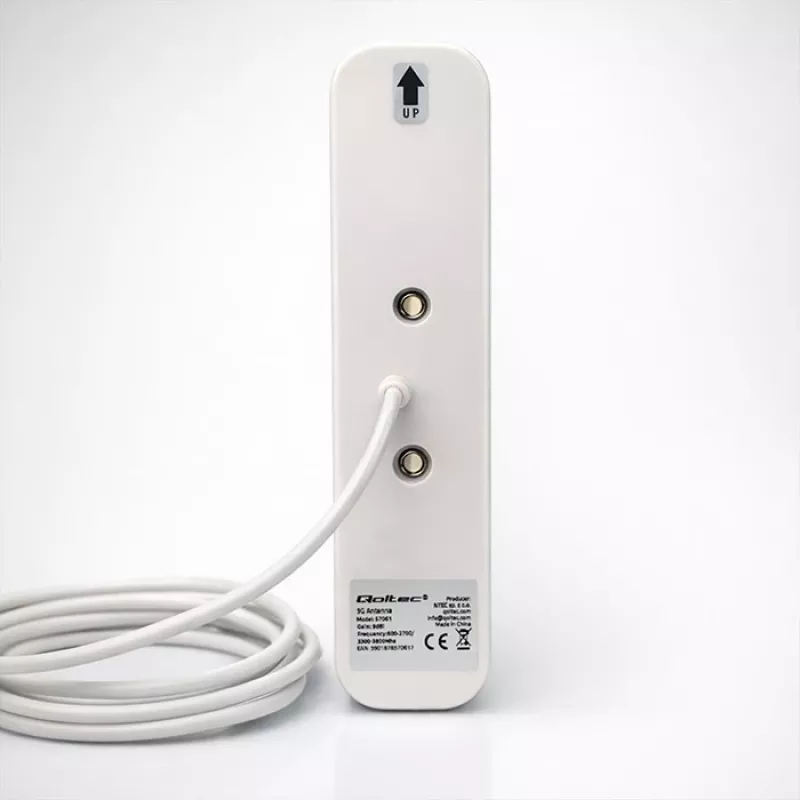 Externá 4G/5G LTE anténa QOLTEC 9 dBi, N konektor samica, 3 m kábel