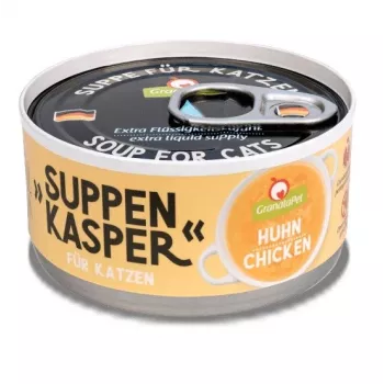 Mačacie maškrty Fox4Pets GRANATAPET Suppenkasper kura 70 g — kuracia príchuť, jemné mäsité maškrty, bez obilnín, bez lepku