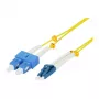 Synergy 21 LWL 2-vláknový patch kábel 1,5 m LC-SC 9/125um OS2 AD 2 mm flexibilná ochranná priechodka proti zlomeniu - singlemode alebo monomode vlákno - 1,5 m
