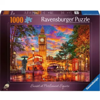 Puzzle Západ slnka v Londýne (1000 dielikov)