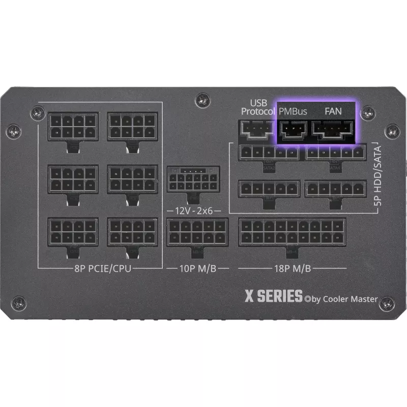 Cooler Master X Silent Edge Platinum 1100 MPS-B001-AZBP-NBEU počítačový zdroj, 1100 W, 80 PLUS Platinum, ATX 3.1, modulárny, 12VHPWR, 20+4-pin, čierny