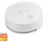 Hlásič dymu WLAN Smart, kompatibilný s Tuya biely
