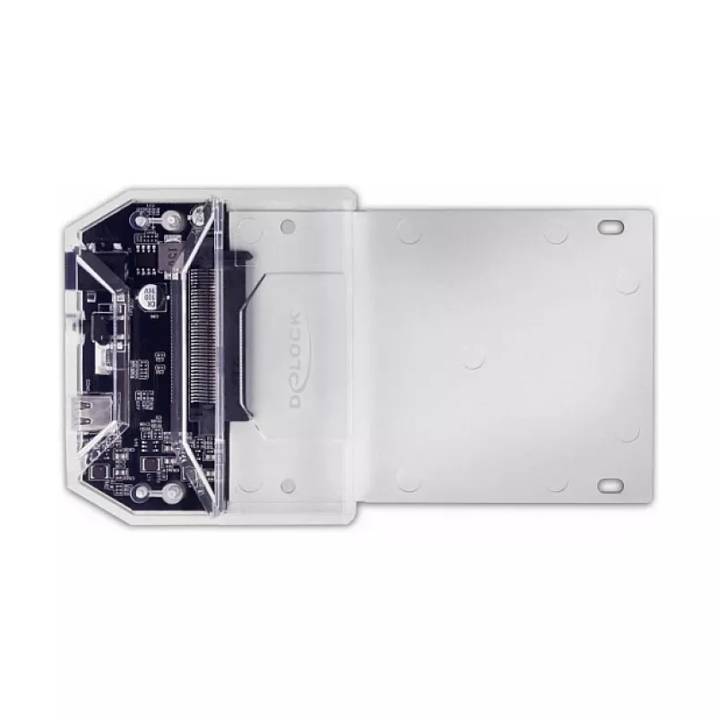 DeLOCK USB Type-C dokovacia stanica pre 1 x U.2 SSD čierna