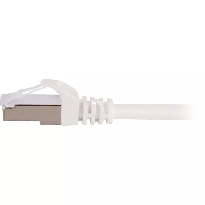 Patch kábel RJ45 konektor samec > RJ45 konektor samec CAT.6 S/FTP (biela, 1,5 metra)
