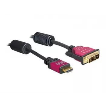 HDMI - DVI kábel DeLOCK 84343 3,0 m konektor samec / konektor samec