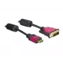 HDMI - DVI kábel DeLOCK 84343 3,0 m konektor samec / konektor samec