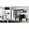 Cama komoda 120 cm SOHO S7 sivá/biela lesklá