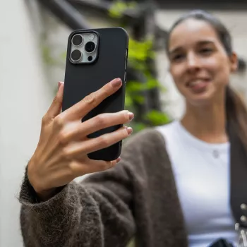 Kryt zadnej strany FIXED pre Samsung Galaxy S26+ – pogumovaná čierna, zadný kryt, model Story