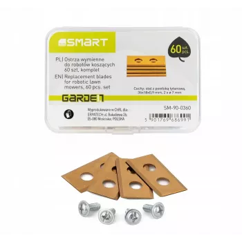 Náhradné nože pre robotickú kosačku Smart sada s 60 kusmi