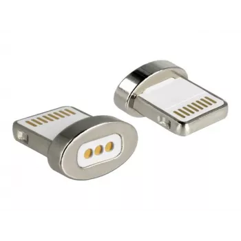 DeLOCK - Lightning adaptér - magnetický na Lightning (M) - pre Apple iPad/iPhone/iPod (Lightning) (65928)