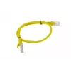 Lanberg PCU6-20CC-0050-Y Patch kábel Cat.6 UTP, 0,5 m, žltý, balenie 10 ks