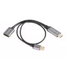 Adaptér HDMI(M)-DisplayPort(F) 4K 20 AD-HD-DP-0