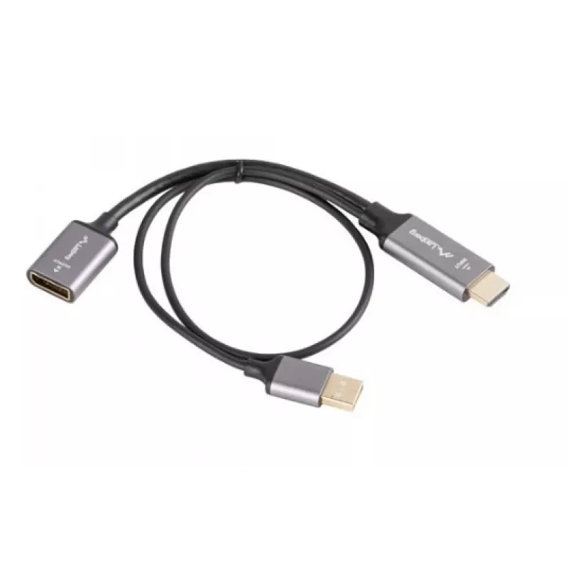 Adaptér HDMI(M)-DisplayPort(F) 4K 20 AD-HD-DP-0