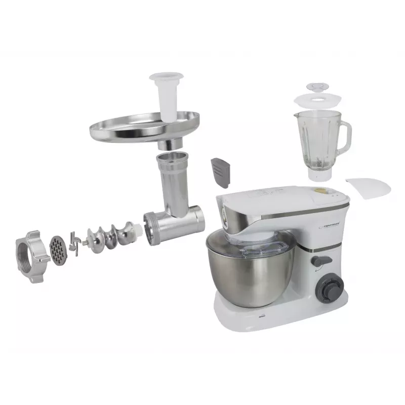 Kuchynský robot Esperanza EKM025 1000 W 5 L Nerez Biela