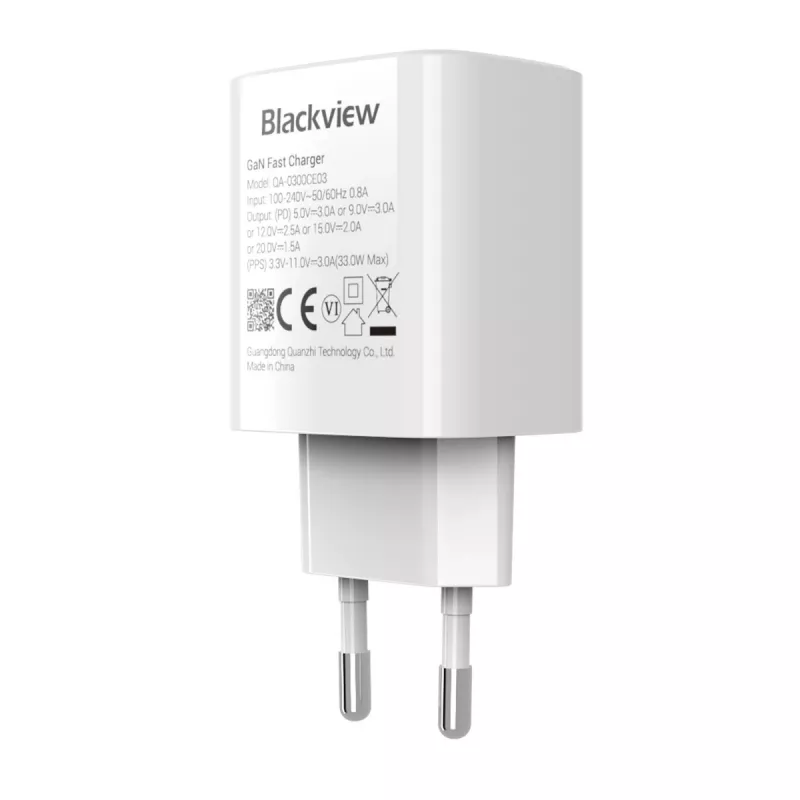 Nabíjačka BLACKVIEW CHAR-33W/BV USB-C 33W rýchlonabíjanie, čierna