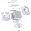 Jonsbo HX6280 CPU chladič, PWM, RGB - 130 mm, biely