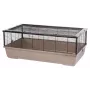 Klietka pre hlodavce INTER ZOO Bernie mokka 100 x 54 x 39 cm kov, mokka
