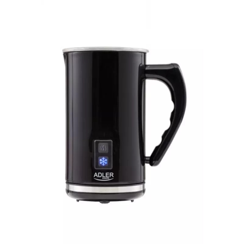 Automatický šľahač/ohrievač mlieka Adler AD 4478 — nerezová nádoba, objem 240 ml, 500 W, teplé & studené