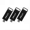 PNY Elite 128 GB USB-C 3.2 Gen 1 USB kľúč, balenie 3 ks (Retail)